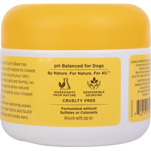 Burt's Bees Dog Eye & Ear Cleansing Wipes, 100 count