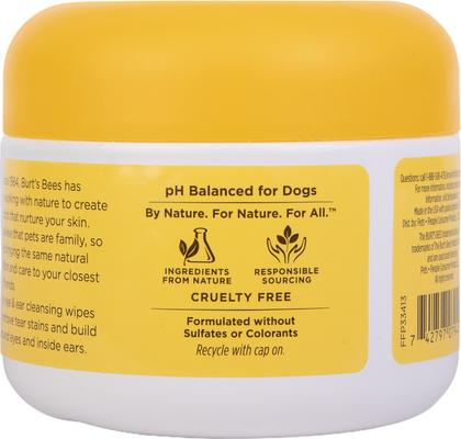 Show full view: Burt's Bees Dog Eye & Ear Cleansing Wipes, 100 count slide 5 of 7