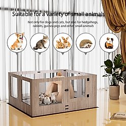 BingoPaw Tempered Glass Whelping Box Dog Pen, Large slide 2 of 9
