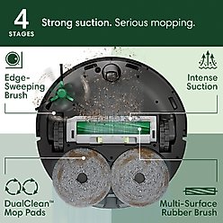 iRobot Roomba Plus 405 Combo Robot Vacuum & Mop with AutoWash Dock slide 2 of 9