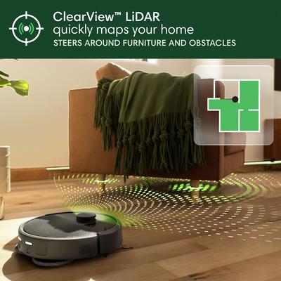 Show full view: iRobot Roomba Plus 405 Combo Robot Vacuum & Mop with AutoWash Dock, Black slide 6 of 10
