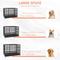 Show in main carousel: LEMBERI Heavy Duty Dog Crate, 38 Inch slide 5 of 9