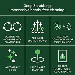 iRobot Roomba Plus 405 Combo Robot Vacuum & Mop with AutoWash Dock, Black slide 2 of 8