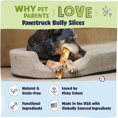 Show full view: Pawstruck Rawhide Bully Slices Dog Treats, 1-lb bag slide 4 of 10