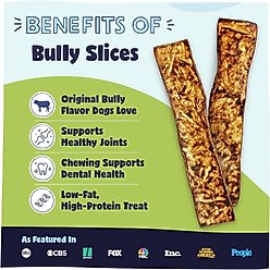 Pawstruck Rawhide Bully Slices Dog Treats, 1-lb bag slide 2 of 7
