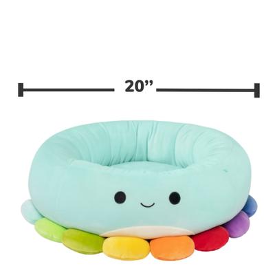 Show full view: Squishmallows Jerrika the Octopus Dog Bed, Small: 20-in slide 4 of 8