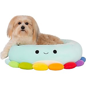 Squishmallows Jerrika the Octopus Dog Bed, Medium: 24-in
