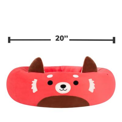 Show full view: Squishmallows Cici the Red Panda Dog Bed, Small: 20-in slide 3 of 9