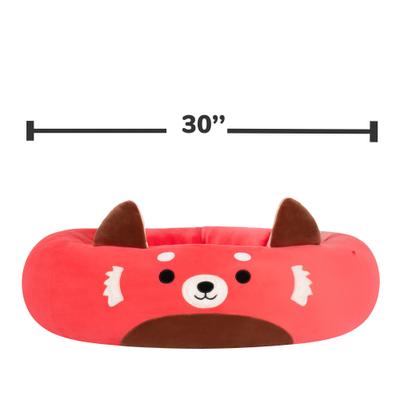Show full view: Squishmallows Cici the Red Panda Dog Bed, Large: 30-in slide 3 of 9