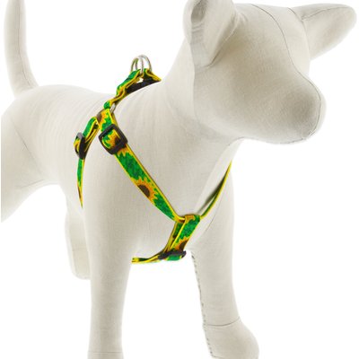 LupinePet LupinePet Original Designs Sunflowers Step In Dog Harness, Medium/Large: 20 to 30-in chest, 3/4-in wide