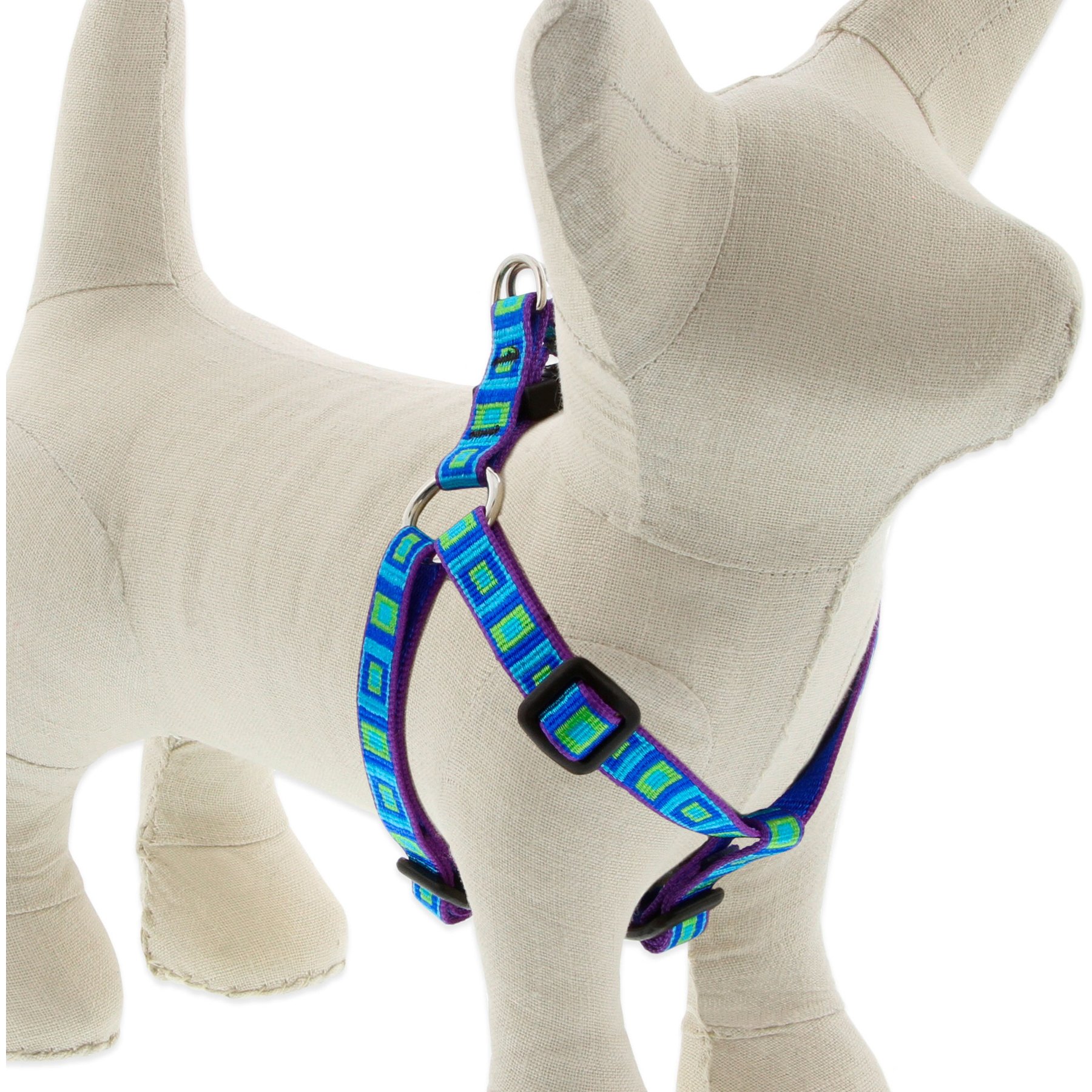 LupinePet Original Designs Sea Glass Step In Dog Harness, Small: 12 to 18-in chest, 1/2-in wide