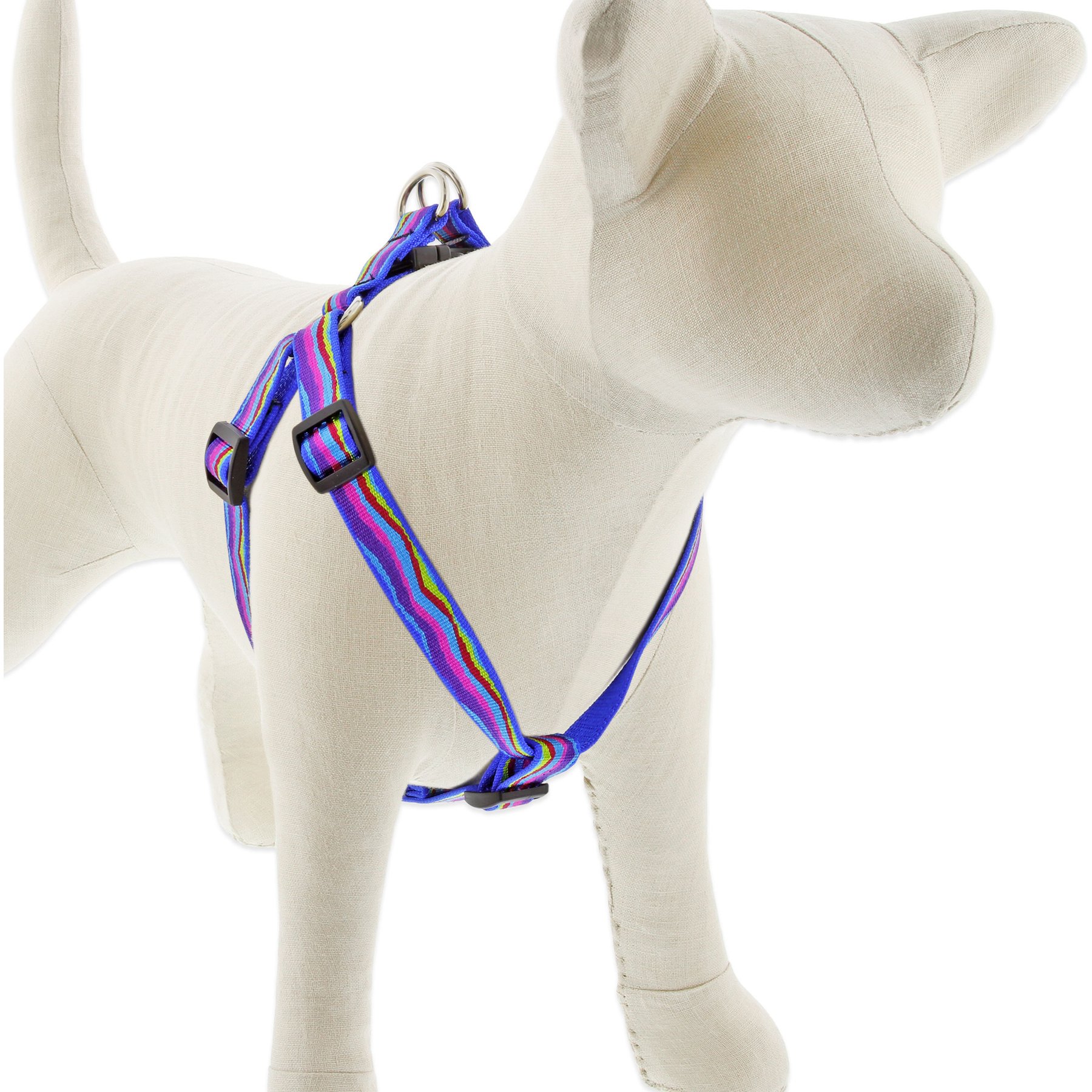 LupinePet Original Designs Ripple Creek Step In Dog Harness, Small: 15 to 21-in chest, 3/4-in wide