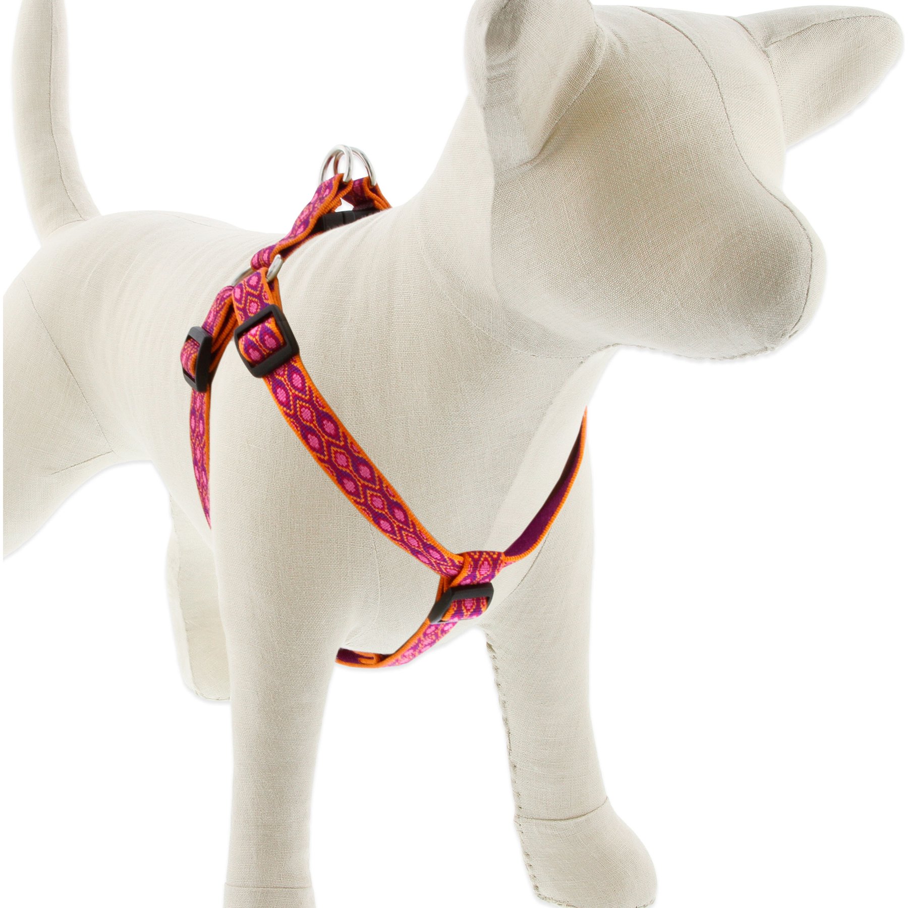 LupinePet Original Designs Alpen Glow Step In Dog Harness, Medium/Large: 20 to 30-in chest, 3/4-in wide