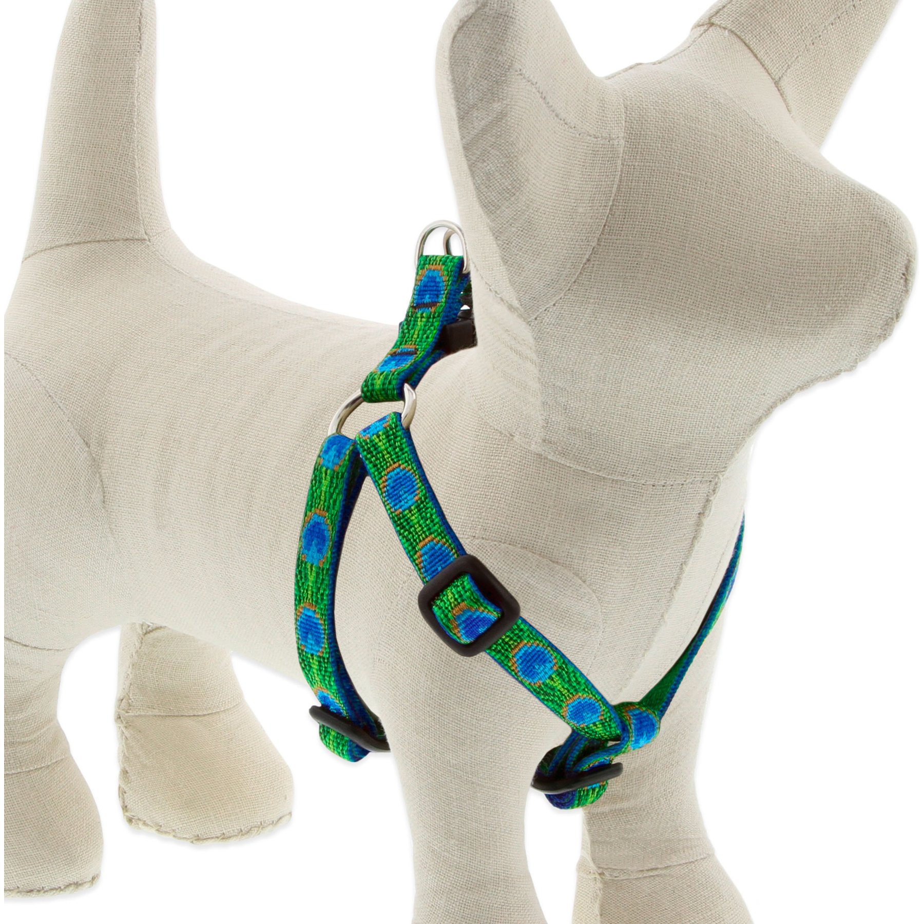 LupinePet Original Designs Tail Feathers Step In Dog Harness, X-Small: 10 to 13-in chest, 1/2-in wide
