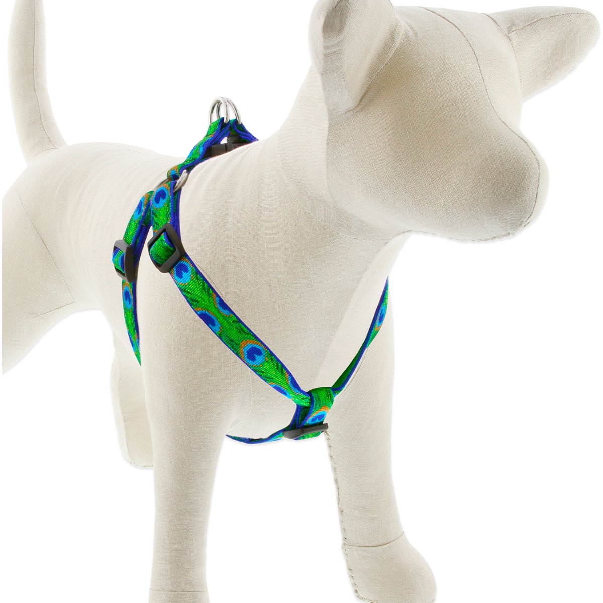 LupinePet Original Designs Tail Feathers Step In Dog Harness, Medium/Large: 20 to 30-in chest, 3/4-in wide