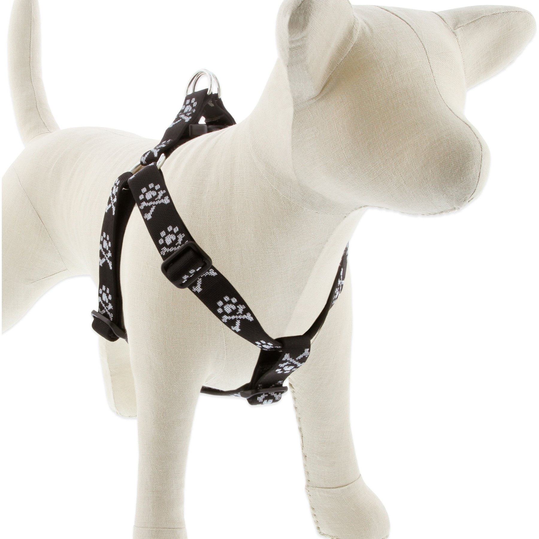 LupinePet Original Designs Bling Bonz Step In Dog Harness, Large: 24 to 38-in chest, 1-in wide