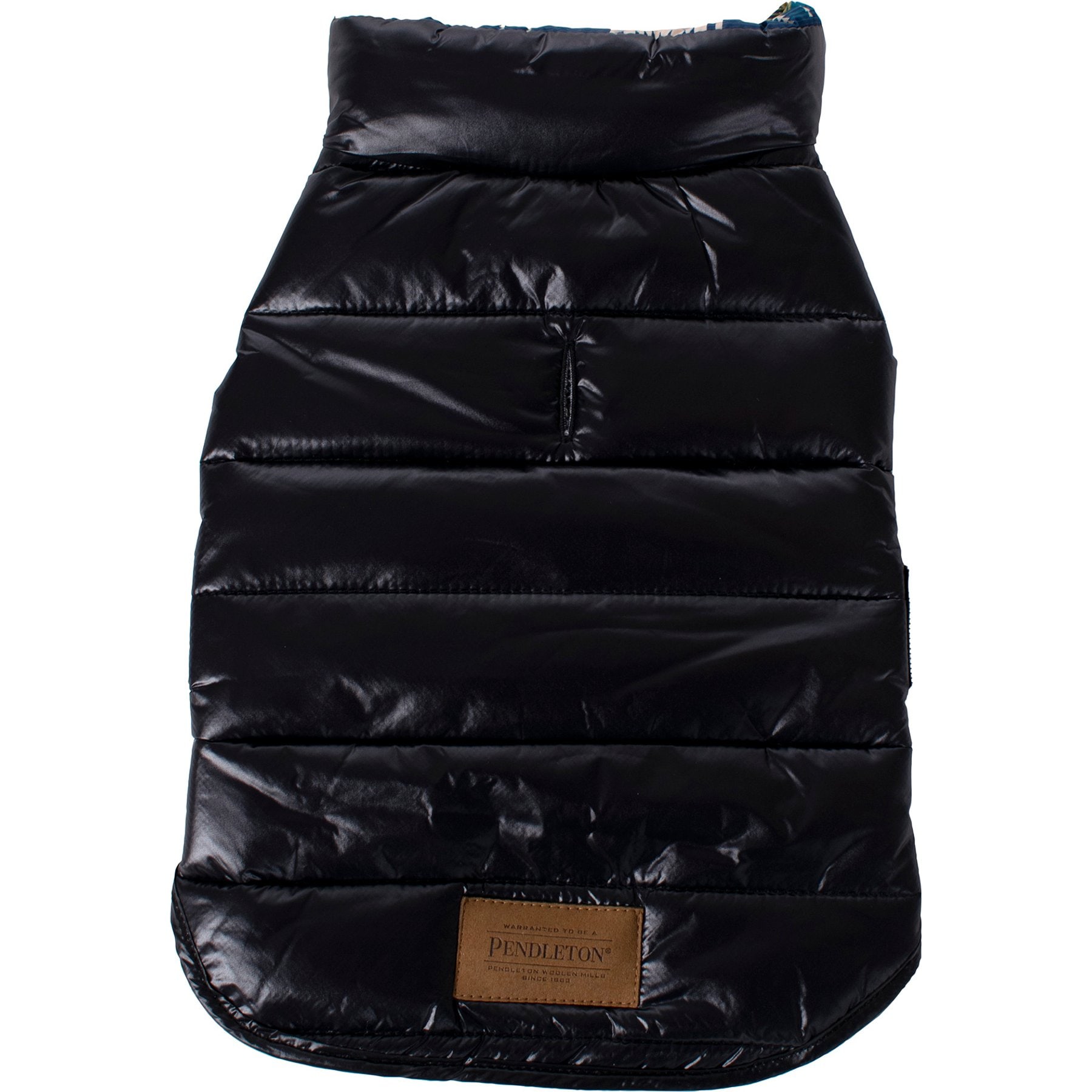 Pendleton Century Harding Puffer Dog Coat, Black, X-Small