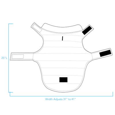 Show full view: Pendleton Century Harding Puffer Dog Coat, Ochre, XX-Large slide 5 of 7