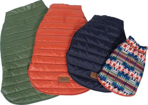 Show full view: Pendleton Century Harding Puffer Dog Coat, Ochre, Medium slide 6 of 7