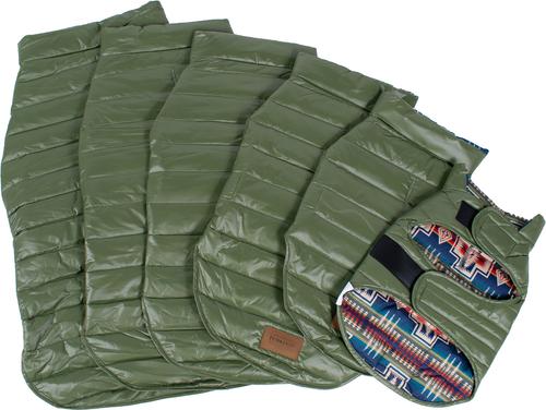 Show full view: Pendleton Century Harding Puffer Dog Coat, Loden, Large slide 4 of 7