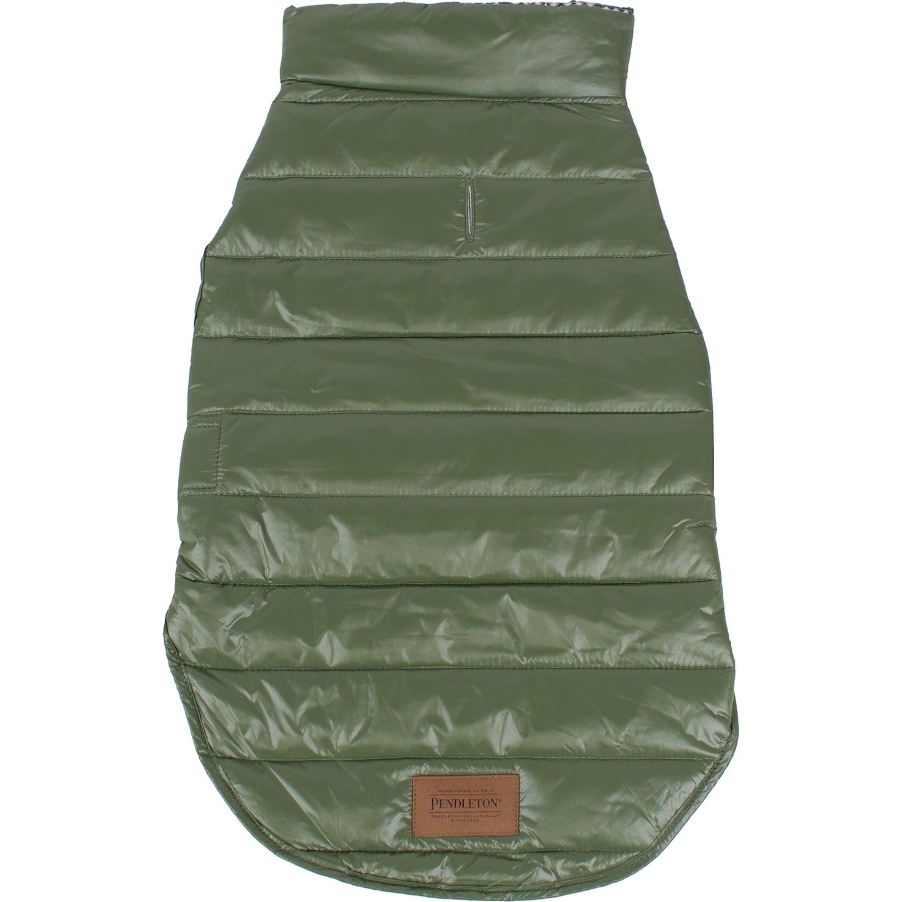 Pendleton Century Harding Puffer Dog Coat, Loden, Medium