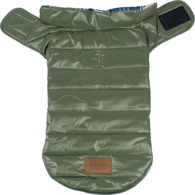 Show full view: Pendleton Century Harding Puffer Dog Coat, Loden, Small slide 2 of 7