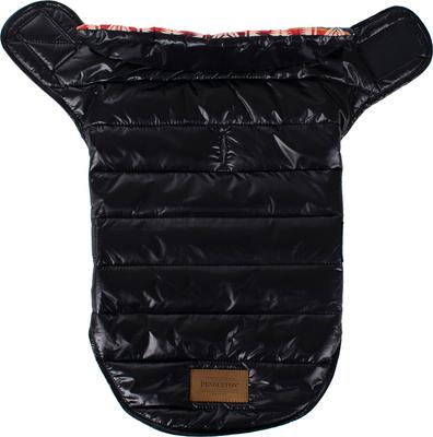 Show full view: Pendleton Century Harding Puffer Dog Coat, Black, Small slide 2 of 7