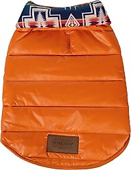 Pendleton Century Harding Puffer Dog Coat, Ochre, X-Small