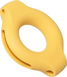 Ubbi Kibbler Tough Dog Treat Dispenser Toy, Yellow