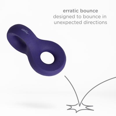 Show full view: Ubbi Karim Rashid Chomp Tough Dog Chew Toy, Purple slide 3 of 8