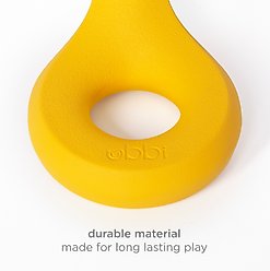 Ubbi Chomp Tough Dog Chew Toy, Yellow slide 2 of 6