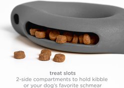 Ubbi Kibbler Tough Dog Treat Dispenser Toy, Charcoal slide 2 of 5