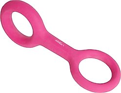 Ubbi Karim Rashid Tuggle Tough Dog Tug Toy, Pink