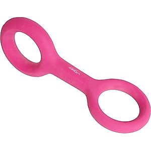 Ubbi Karim Rashid Tuggle Tough Dog Tug Toy, Pink