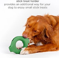 Ubbi Kibbler Tough Dog Treat Dispenser Toy, Green slide 2 of 5