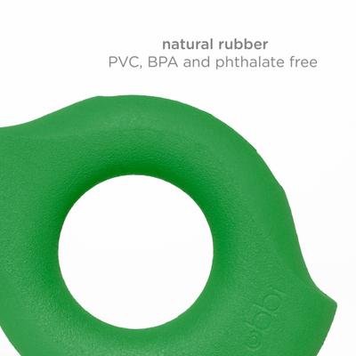 Show full view: Ubbi Kibbler Tough Dog Treat Dispenser Toy, Green slide 5 of 6