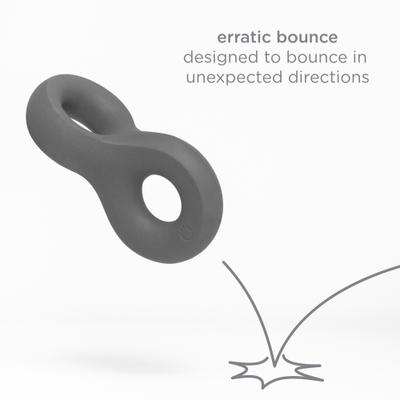 Show full view: Ubbi Chomp Tough Dog Chew Toy, Charcoal slide 4 of 8