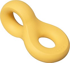 Ubbi Chomp Tough Dog Chew Toy, Yellow
