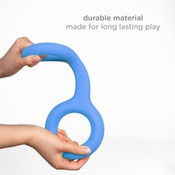 Ubbi Tuggle Tough Dog Tug Toy, Blue slide 2 of 5