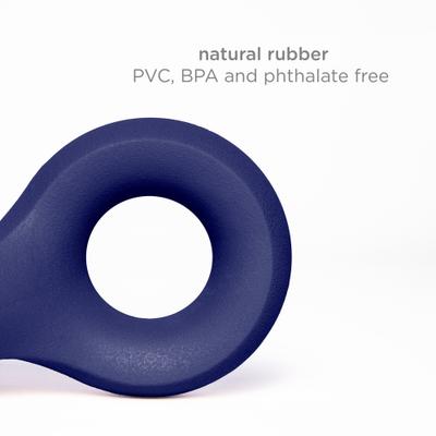 Show full view: Ubbi Karim Rashid Chomp Tough Dog Chew Toy, Purple slide 5 of 8