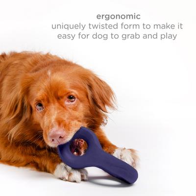 Show full view: Ubbi Karim Rashid Chomp Tough Dog Chew Toy, Purple slide 2 of 8