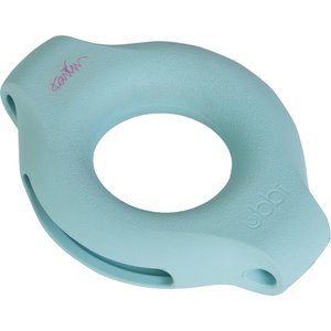 Ubbi Karim Rashid Kibbler Treat Tough Dog Toy, Light Blue