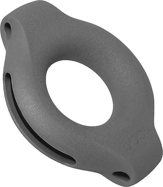 Show full view: Ubbi Kibbler Tough Dog Treat Dispenser Toy, Charcoal slide 1 of 6