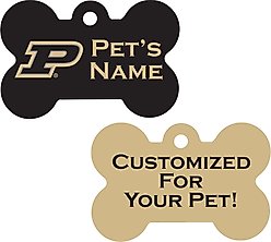 ShopInstaPets NCAA Personalized Dog Tag, Purdue Boilermakers