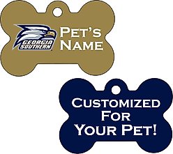 ShopInstaPets NCAA Personalized Dog Tag, Georgia Southern University