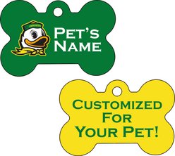 ShopInstaPets NCAA Personalized Dog Tag, Oregon