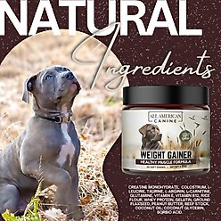 All American Canine High-Calorie Weight Gainer Protein Chews Dog Supplement, 60 count slide 2 of 6