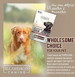 All American Canine Dehydrated Duck Jerky Dog Treats, 8-oz slide 2 of 8