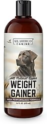 All American Canine High-Calorie Weight Gainer Protein Liquid Dog Supplement, 16-fl oz bottle
