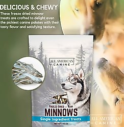All American Canine Minnows Freeze-Dried Dog Treats, 1.25-oz bag slide 2 of 6